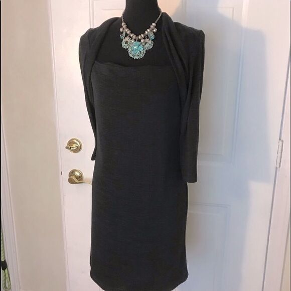 BMoss L Flattering Black Dress! - Picture 2 of 7